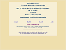 Tablet Screenshot of algerie-tpp.org